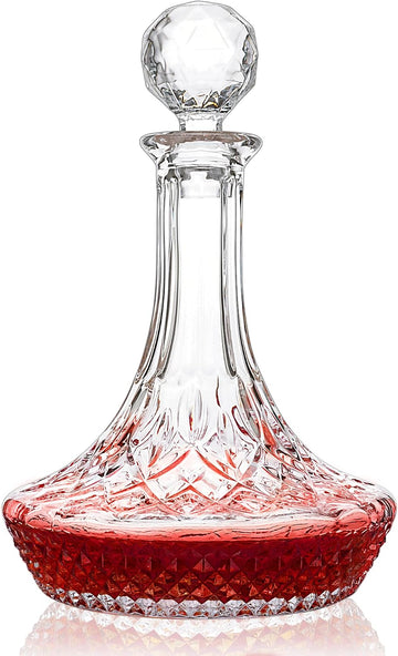 Wine Decanter Carafe Crystal Liquor Wine Pitcher with Stopper