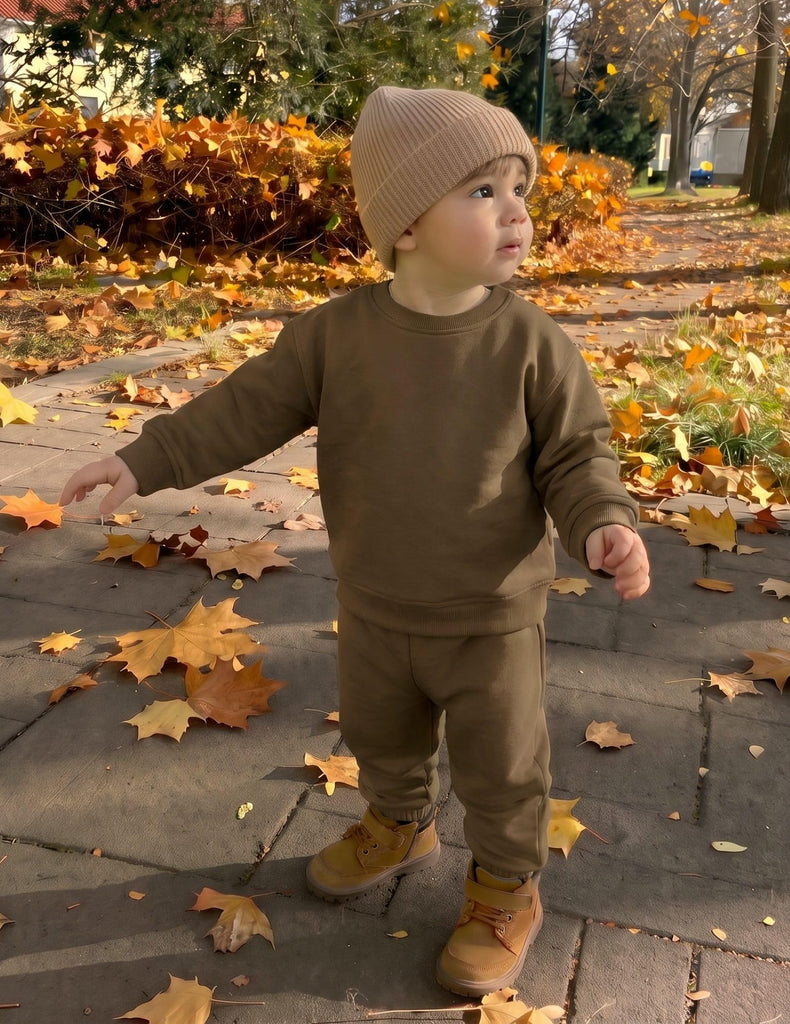 Toddler Baby Boy Clothes Fall Winter Sweatshirt & Sweatpant Set
