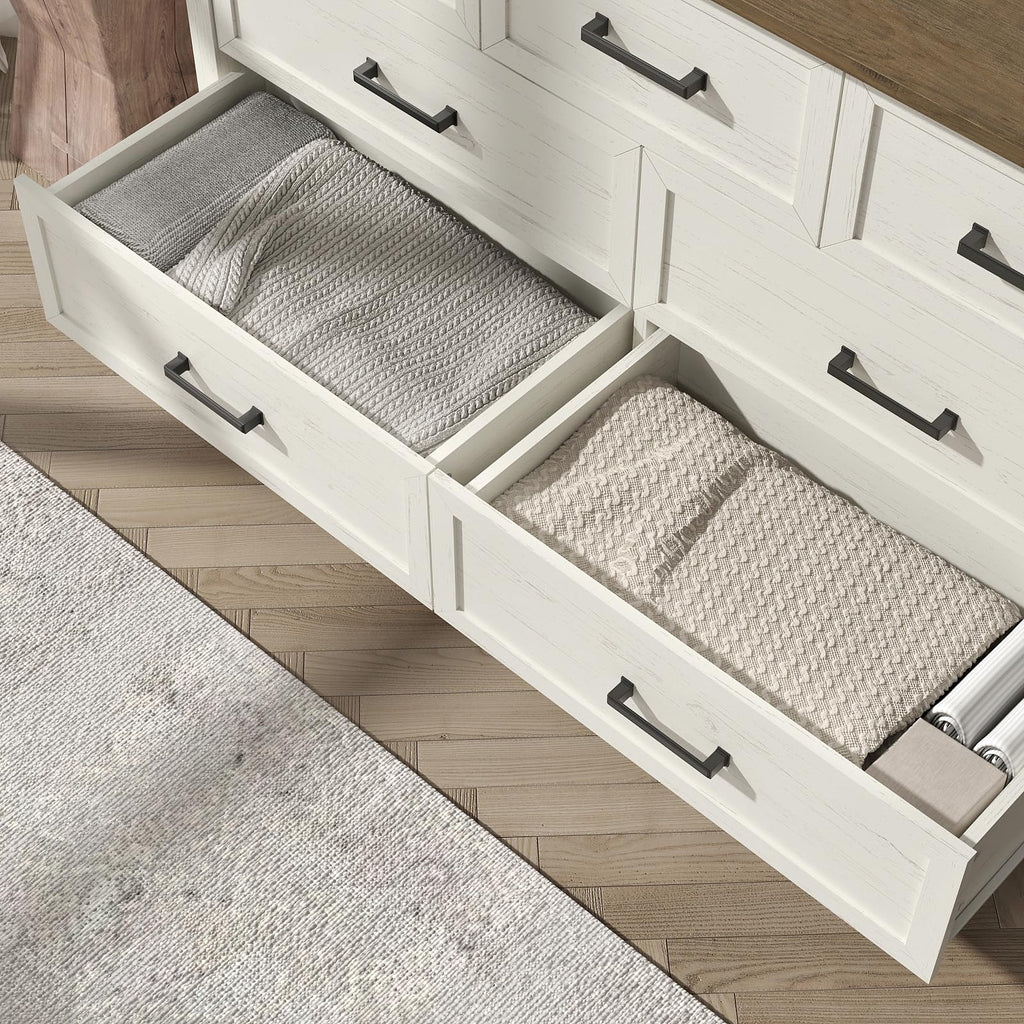 Farmhouse 7 Drawers, Antique White