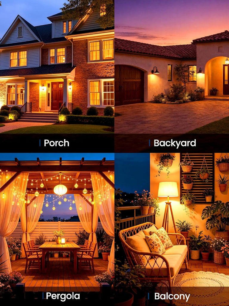 PAR38 LED Bug Lights for Outside, Amber Yellow 150W Equivalent