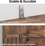 Industrial Bookshelves and Bookcases Floor Standing 6 Shelf Display Storage Shelves 70 in Tall Bookcase Home Decor