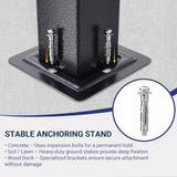 10'x12' Outdoor Pergola with Retractable Canopy, Patio Metal - Image 5