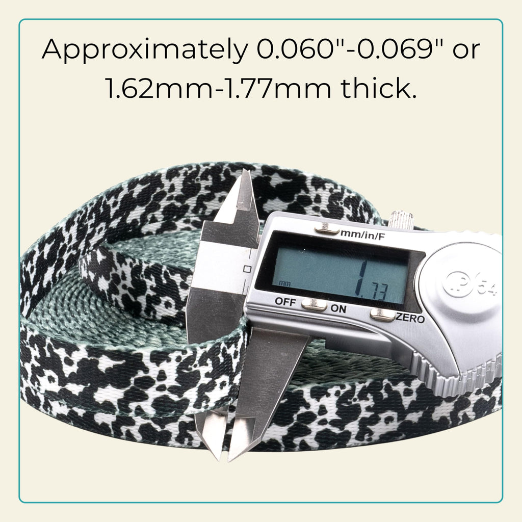 Dairy Cow Polyester Webbing (3/4 Inch, 5 Yards)