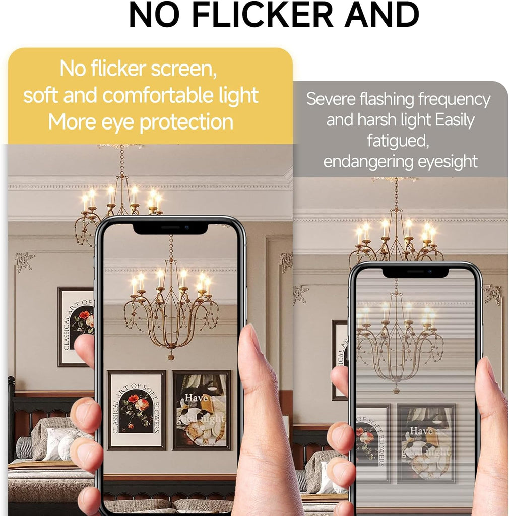 Type B/B11 Dimmable LED Candelabra Filament Bulb E12 4W 3000K Milky White Glass 6-Pack