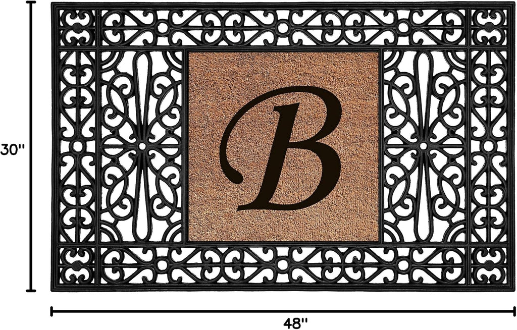 104103048 Duchess Monogram Doormat 30" x 48" (Letter B)