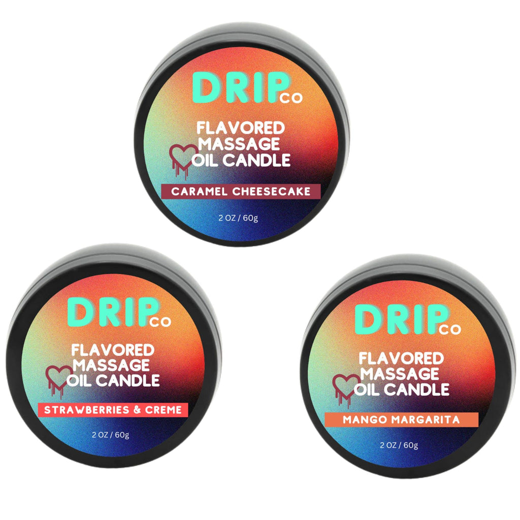 Massage 3 Pack 6 OZ Variety, Soy Wax Aromatherapy Scented