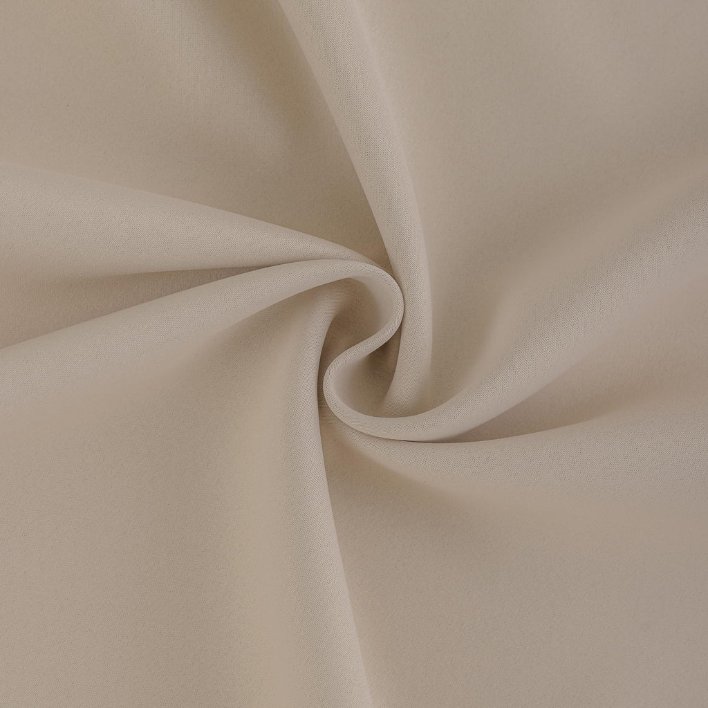 Sand Pinch Pleated Blackout Curtains with Hooks - 144 inches Extra Long Room Darkening Thermal Insulated Window