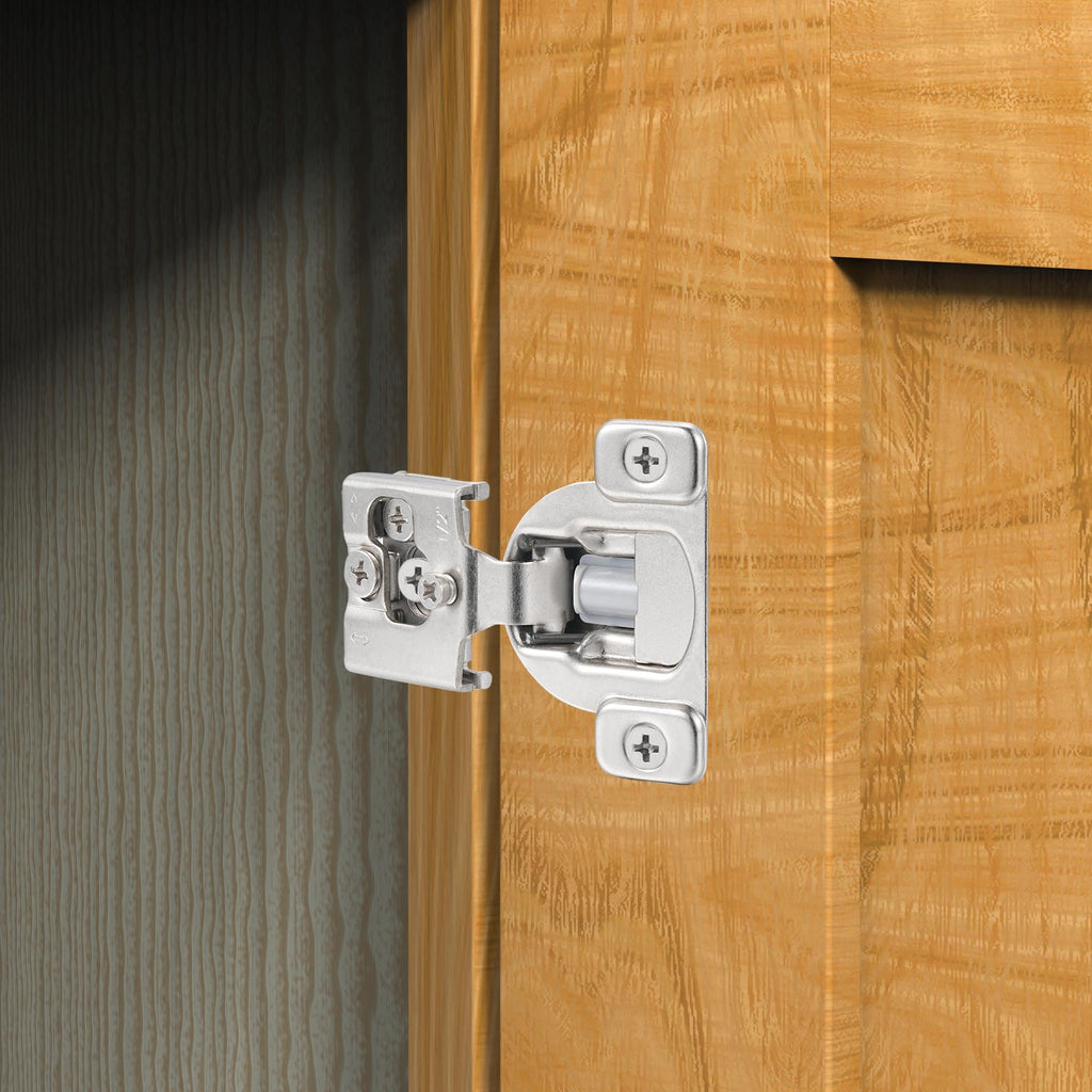 Soft Close Cabinet Hinges, 1/2" Overlay, 2 Pack