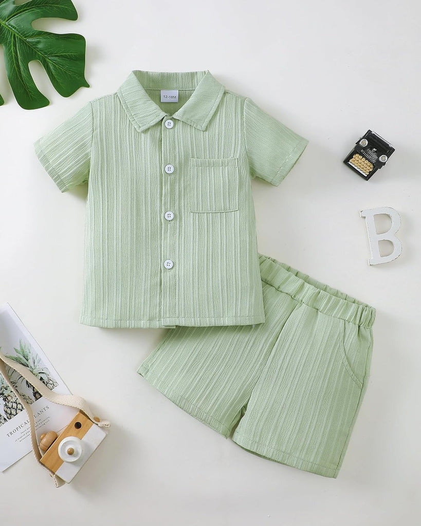 Toddler Baby Boy Clothes Summer Outfits Cotton Short Sleeve T-Shirt Dinosaurs Shorts Set Boy Clothes Outfits Set