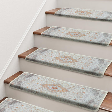 Bullnose for Wooden Steps, Non Slip Stair Carpet, 2pcs