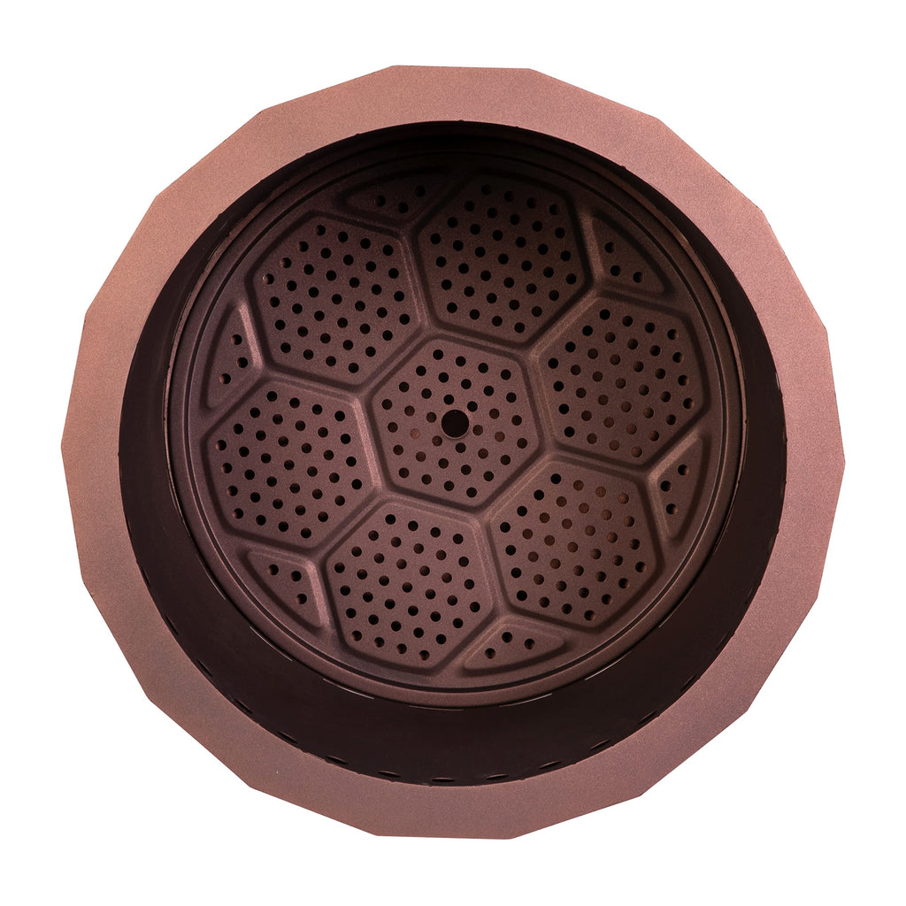Titus Commercial Grade Wood Burning Smokeless Outdoor Firepit - Bronze Finish - 19.5 inches - Portable - Waterproof