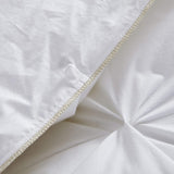 Luxurious All-Season Goose Down Feather Fiber Comforter Super King Duvet Insert (120x120)