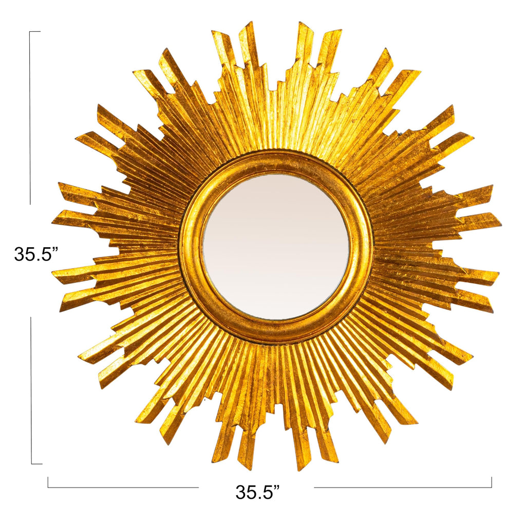 Gold Sunburst Mirror