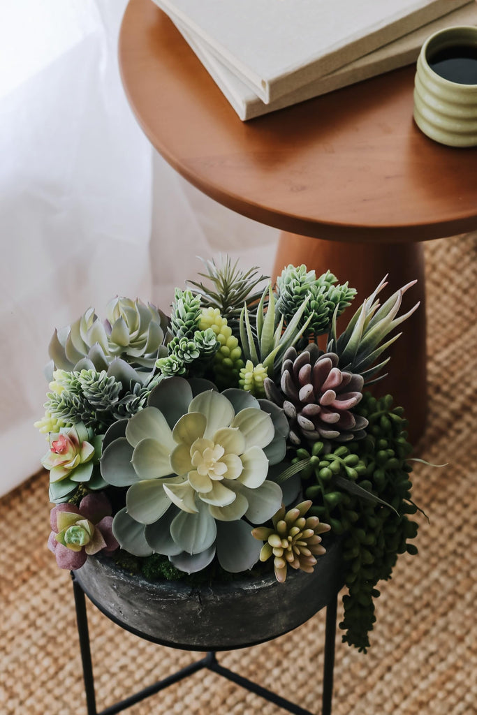 Premium Fake Succulents: Artificial Succulent Plants Decor - 30 Pack