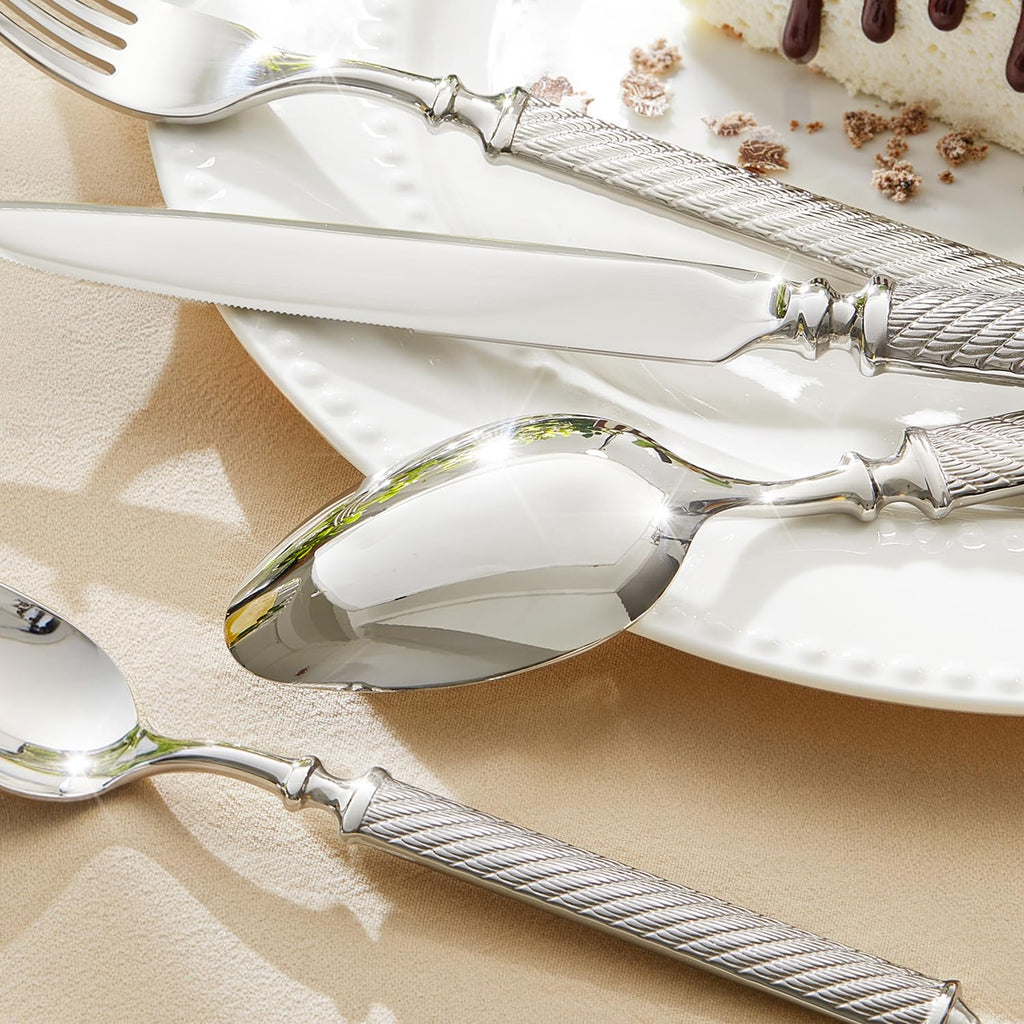 Silverware Set, 5 Piece Flatware Set, 18/10 Stainless Steel