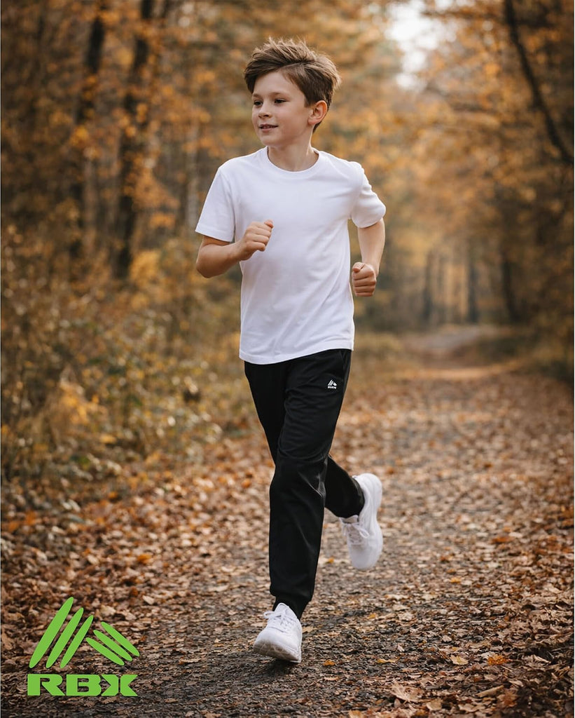 Boys Sweatpants, Pack Performance Joggers, Elastic Waist & Pockets