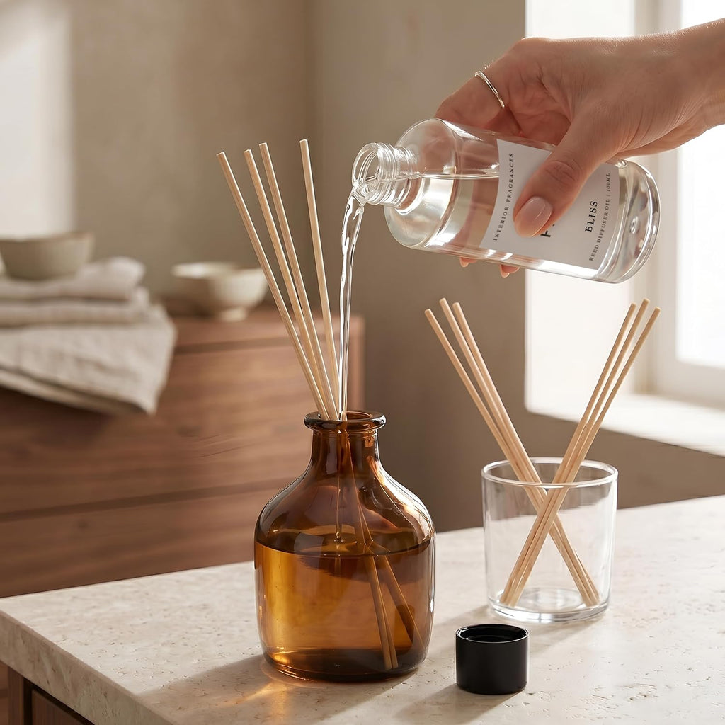 Bliss Reed Diffuser Oil Refill 100ml 3.38 oz Premium Home Fragrance - Set of 338