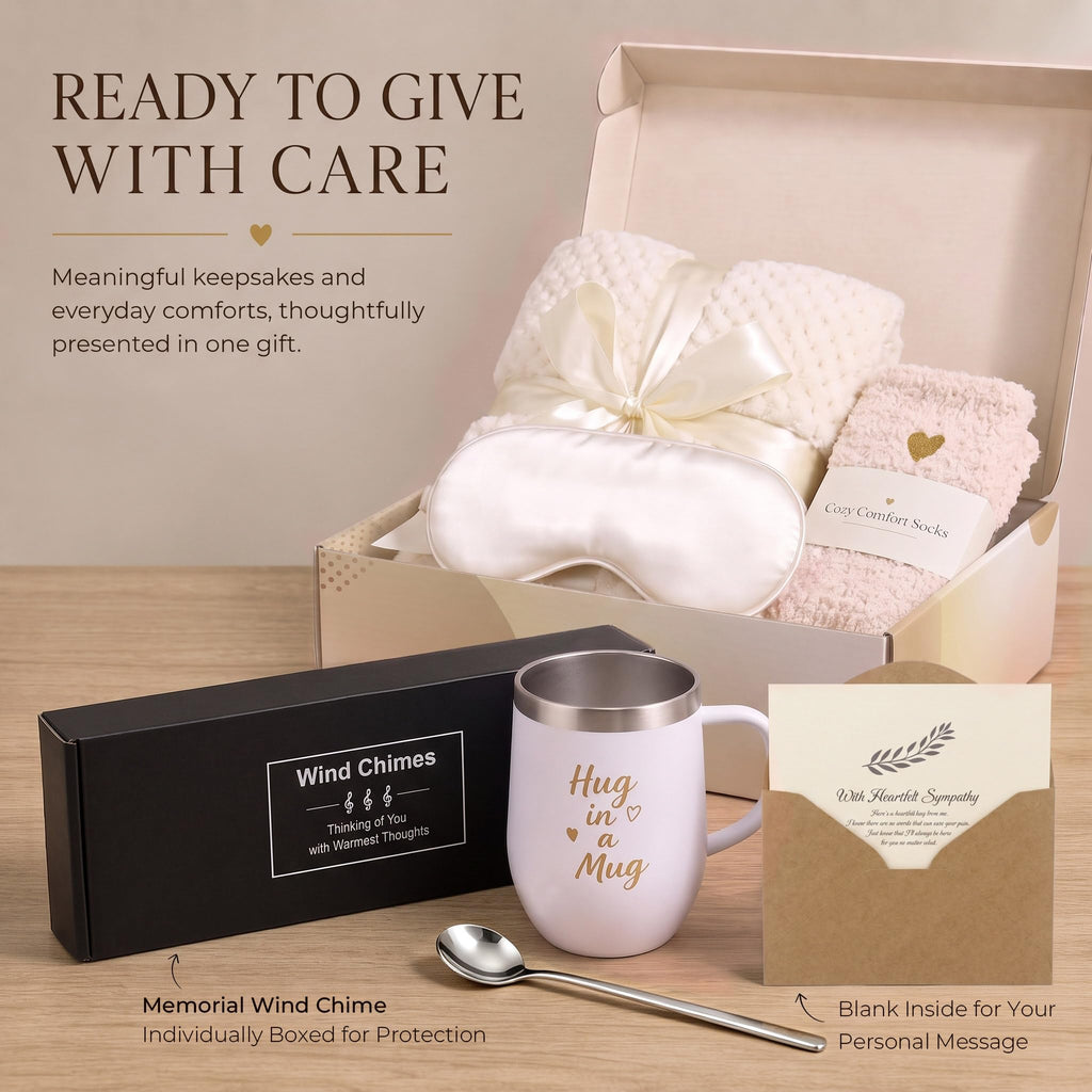 Sympathy Gift Baskets for Women, Sympathy Gift for Loss of Loved One