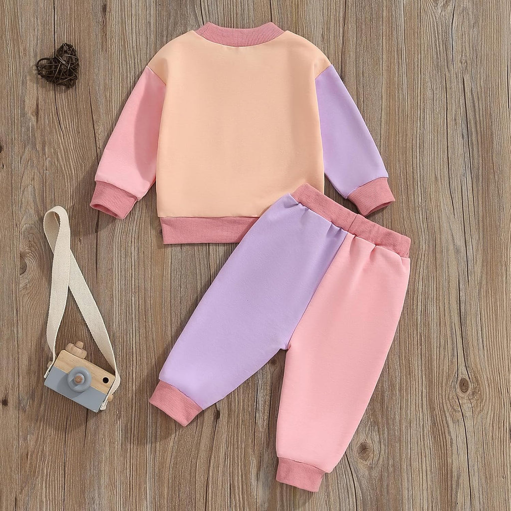 Toddler Baby Girl Clothes Kids Fall Winter Outfits Sweatshirt + Pants Sets