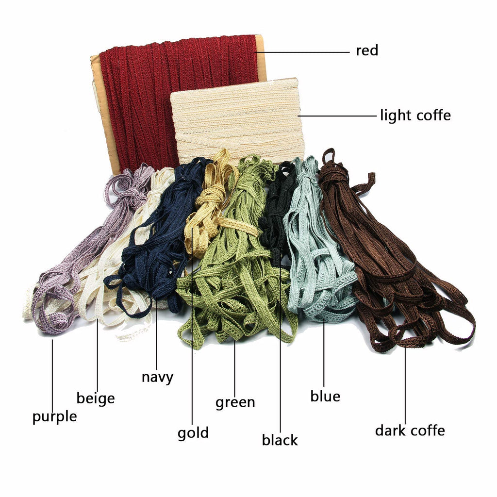 Handmade Basic Trim,0.59" Diameter Gimp Braid-Purple - 6.5 Yard