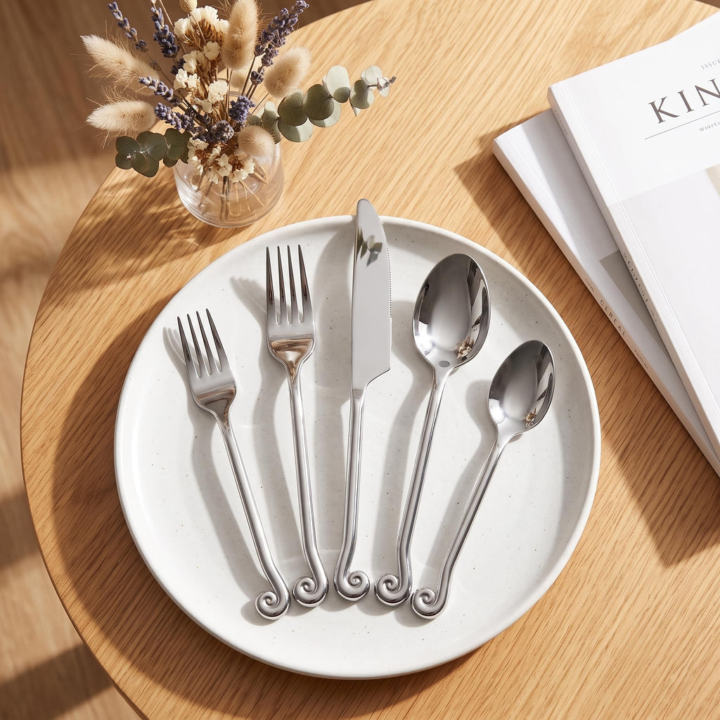 Silverware Set, Music-Inspired Handle |18/10 Stainless Steel (20pcs)
