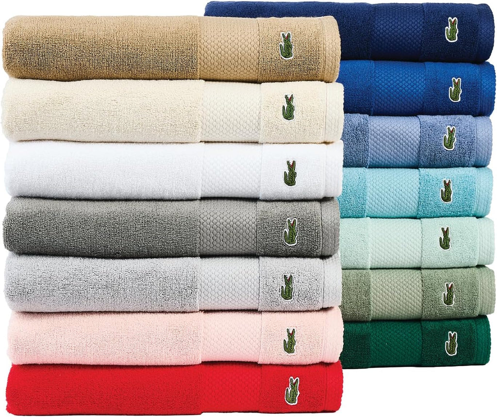 Heritage 100% Supima Cotton Bath Towel, Croc Green, 30" x 54" - Highly Absorbent & Quick Drying, Premium Super Soft