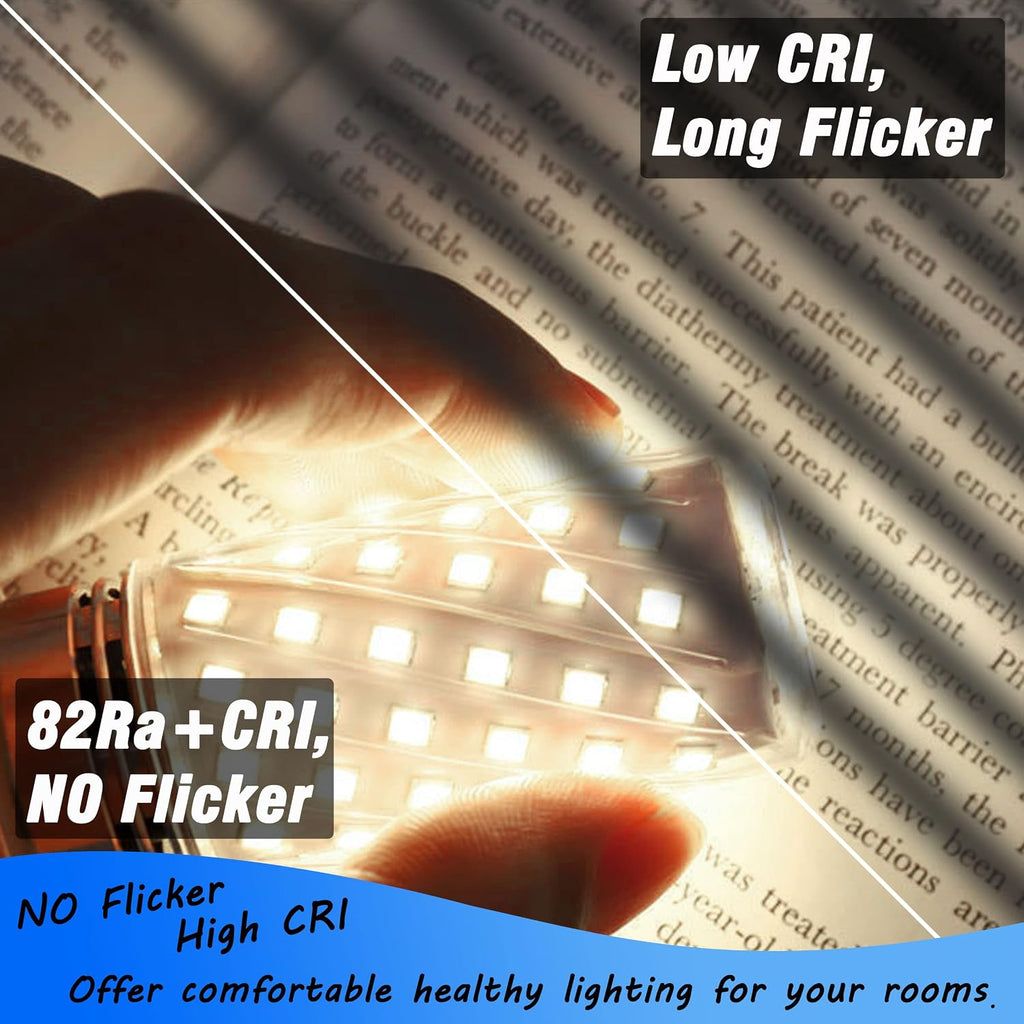 E12 T6 C7 12W LED Corn Bulb 100W Equivalent 1200lm 4000K Natural White