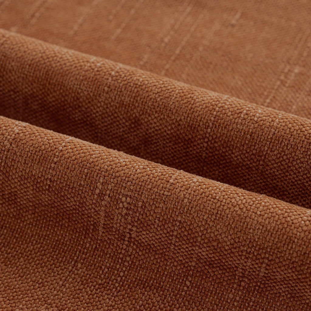 Textured Chenille Fall Throw Pillow Covers 22x22 Inch Dark Rust
