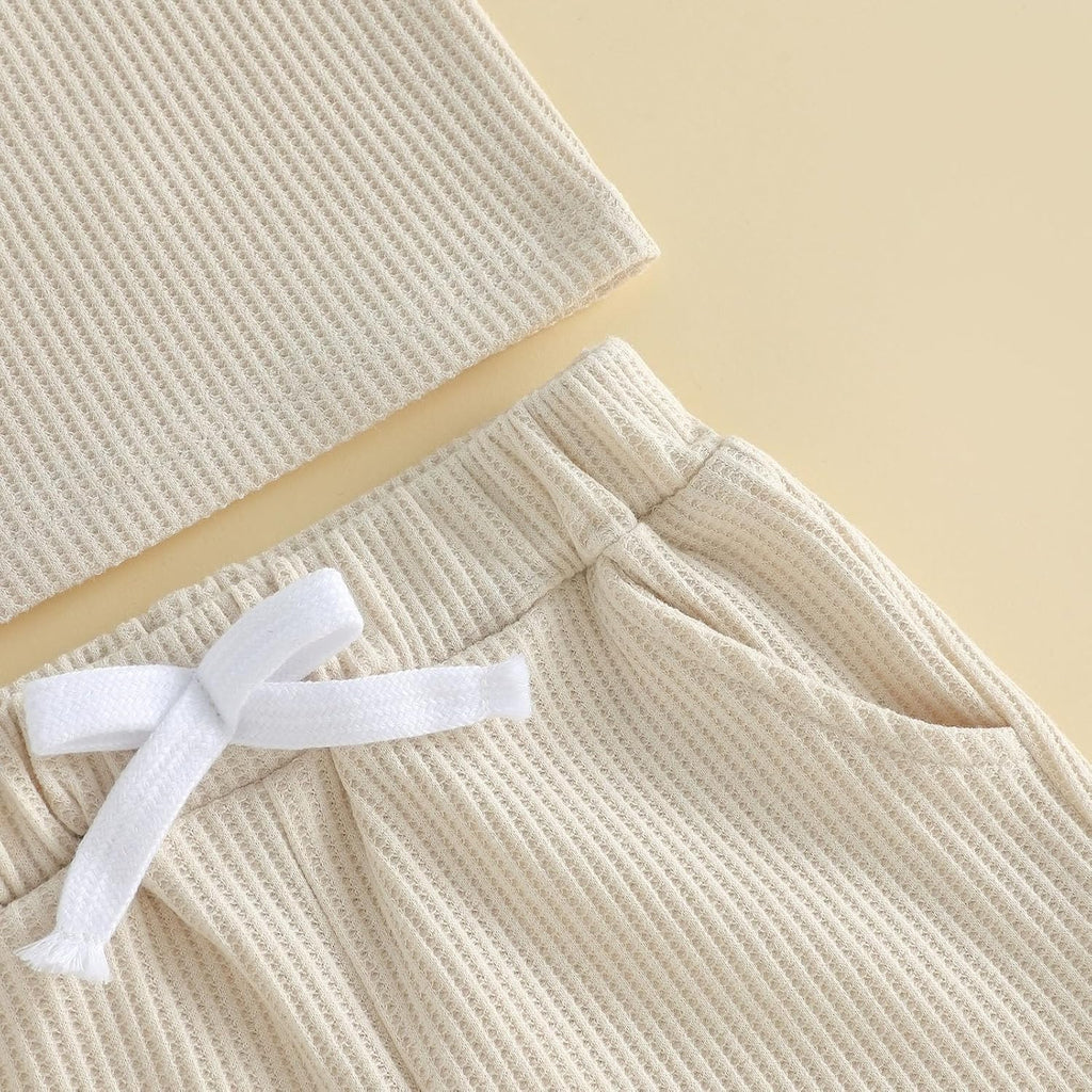 Summer Baby Boy Clothes 6 12 18 Golf Embroidery Waffle Outfit Short Sleeve Tshirt Toddler Shorts Set