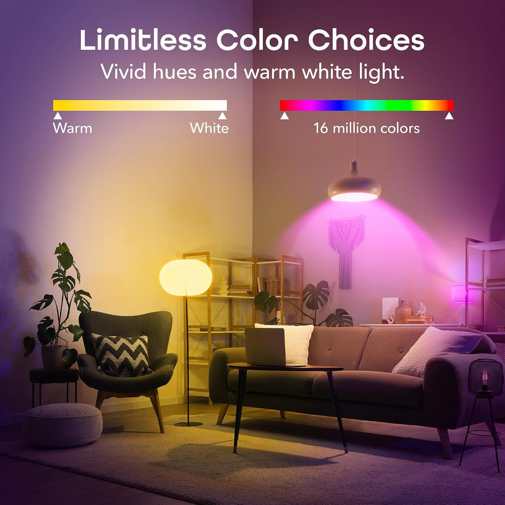 Prisma 1050 Wi-Fi LED Light Bulb, Multicolor (2700K), Dimmable A21