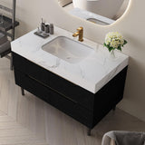 36" Modern Bathroom Vanity with Ceramic Sink