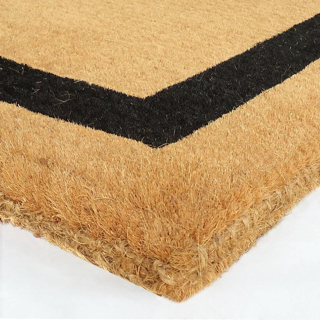 Personalized Doormat - Coco Coir Custom Door Mat - Personalize Your Family Name on Luxurious Thick 2" Coir Outdoor