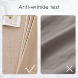 Rectangle Tablecloth Washable Wrinkle Resistant and Water Proof Table Cloth Decorative Linen Fabric 