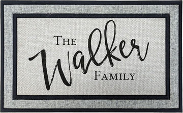 Personalized Monogram 18"x 30" Custom Doormat Door Mat for Front Door