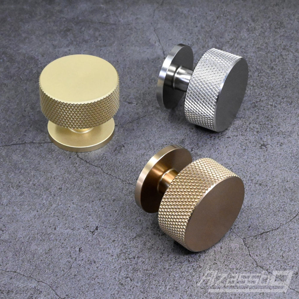 1-1/4" Champagne Bronze Round Cabinet Knobs 10 Pack