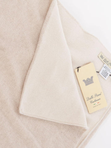 Baby 100% Cashmere Bicolor Blanket, Beige
