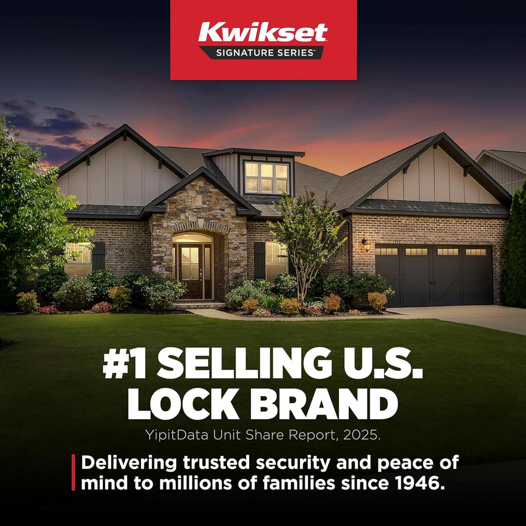 Prescott Front Door Lock Handle and Deadbolt Set, Entry Handleset Exterior with Interior Reversible Lever - Door Handleset