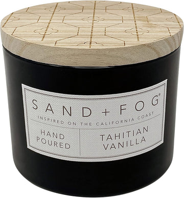 Scented Candle -Tahitian Vanilla - Additional Scents and Sizes - 100% Cotton Lead-Free Wick - Luxury Air Freshening - Set of 2