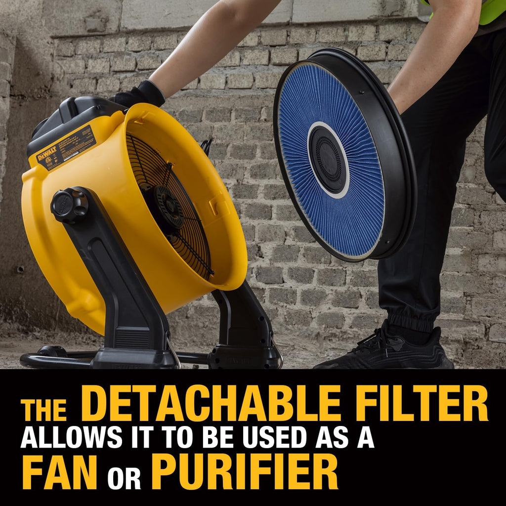 High Velocity Air Purifier Industrial Floor Fan with Filter