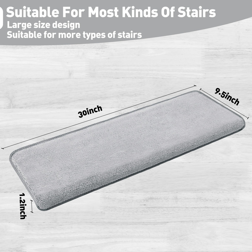 Bullnose Carpet Ultra Plush Grey 14 Pcs