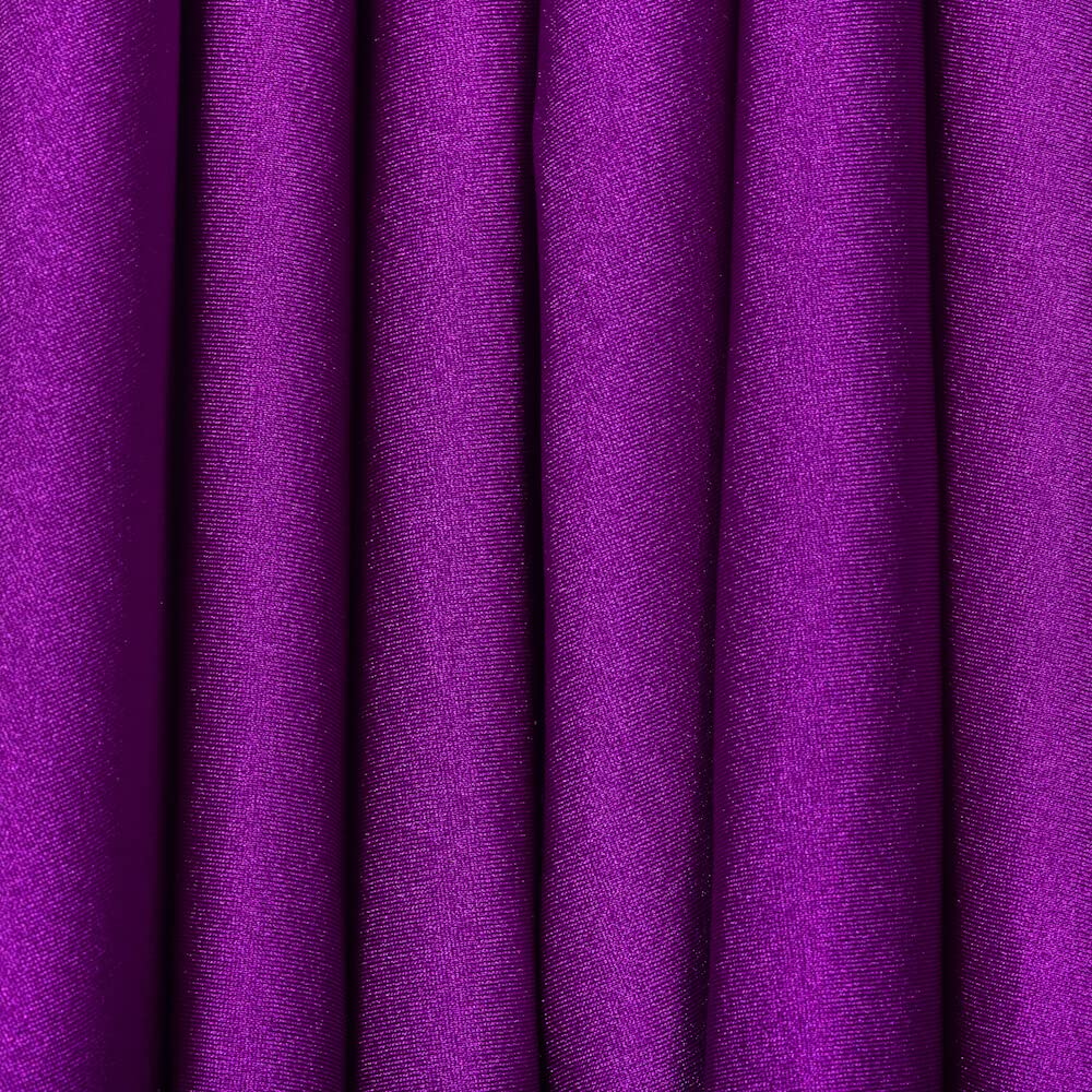 Shiny Milliskin Nylon Spandex Fabric 4 Way Stretch 58" Wide Sold by The Yard Many Colors (Purple)