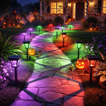 Solar Pathway Lights Outdoor, 3 Lighting Modes, 18 Pack