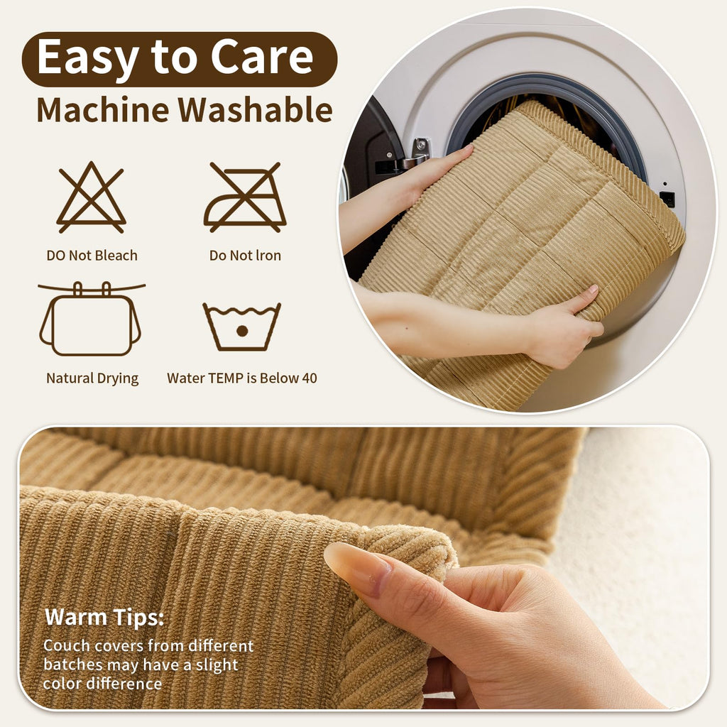 Couch Covers for Sectional Sofa, L Shaped Modular Couch Cover