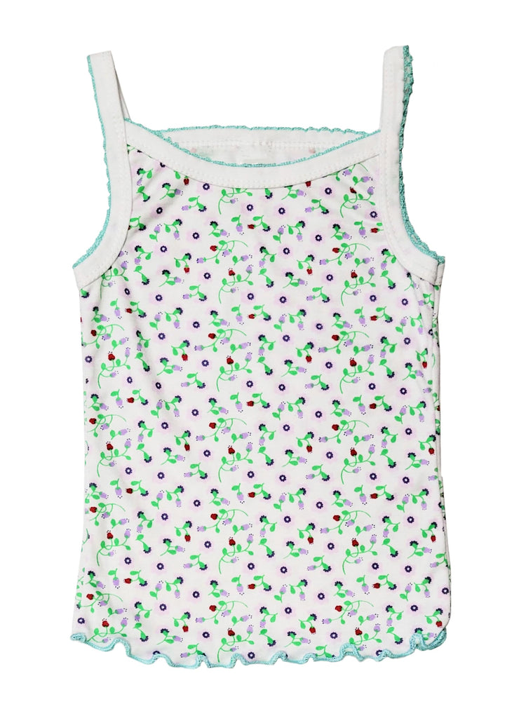 Girls' Cotton Camisole Tank Top Undershirt (Multipack)( Pack))