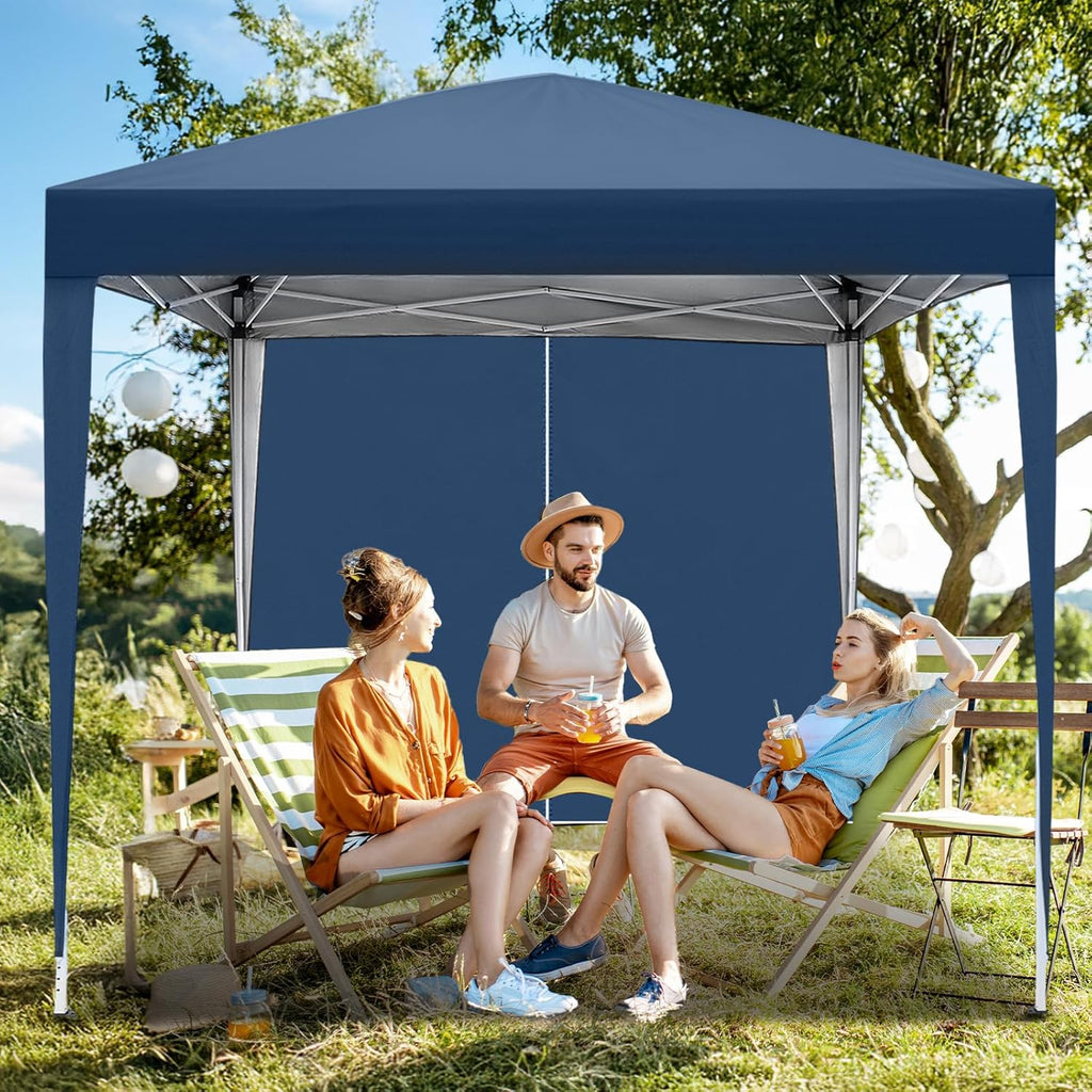 10x10 Pop Up Canopy Tent with Sidewalls, Outdoor Gazebo Canopy Tent
