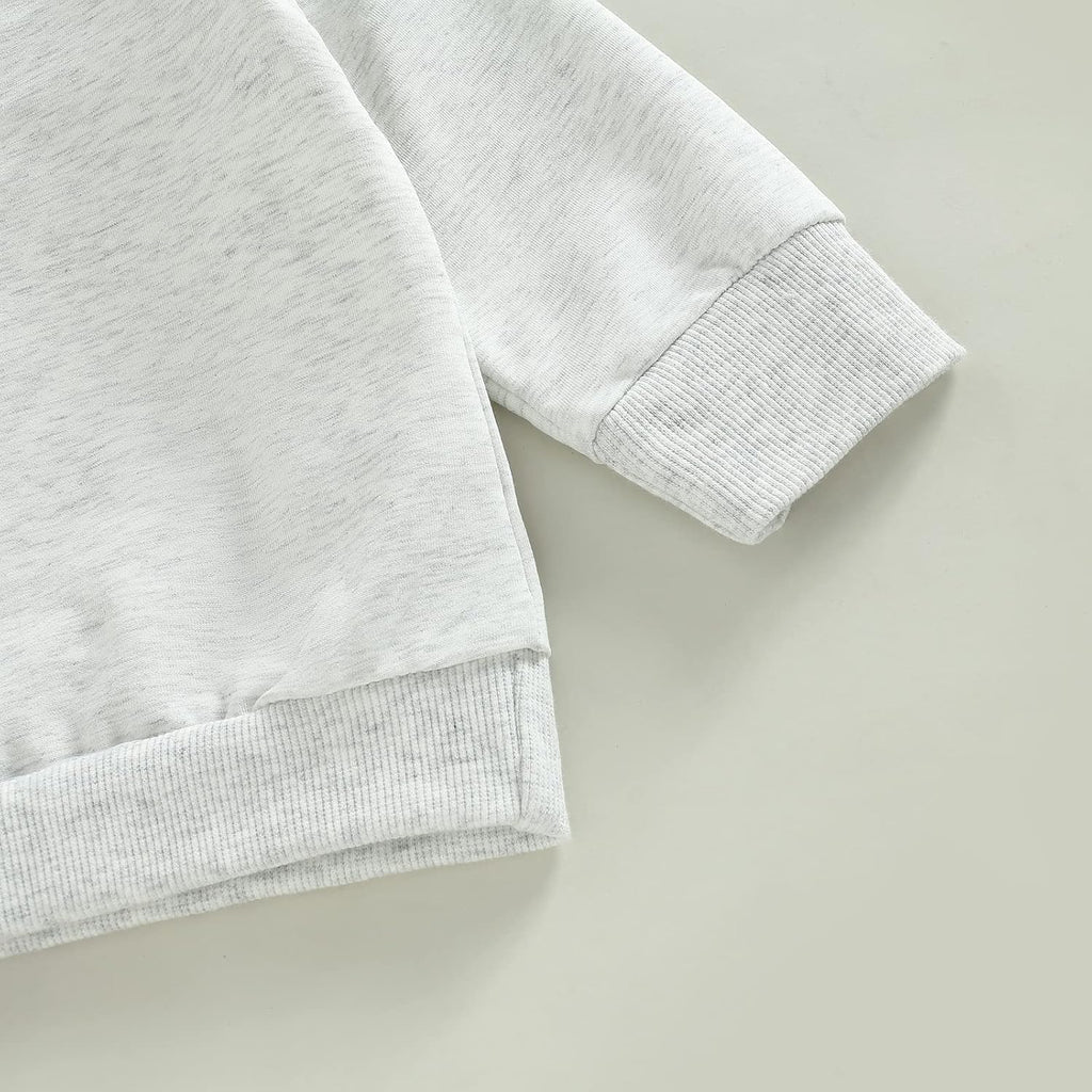Toddler Baby Boy Fall Outfit Crewneck Long Sleeve Sweatshirt Tops Elastic Pants Jogger Cute Newborn Clolthes Set