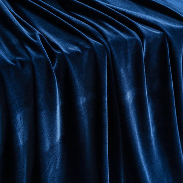 Stretch Velvet Fabric by The Yard | 63" Wide | Soft & Luxury | Crushed Velvet Fabric | 93% Polyester 7% Spandex
