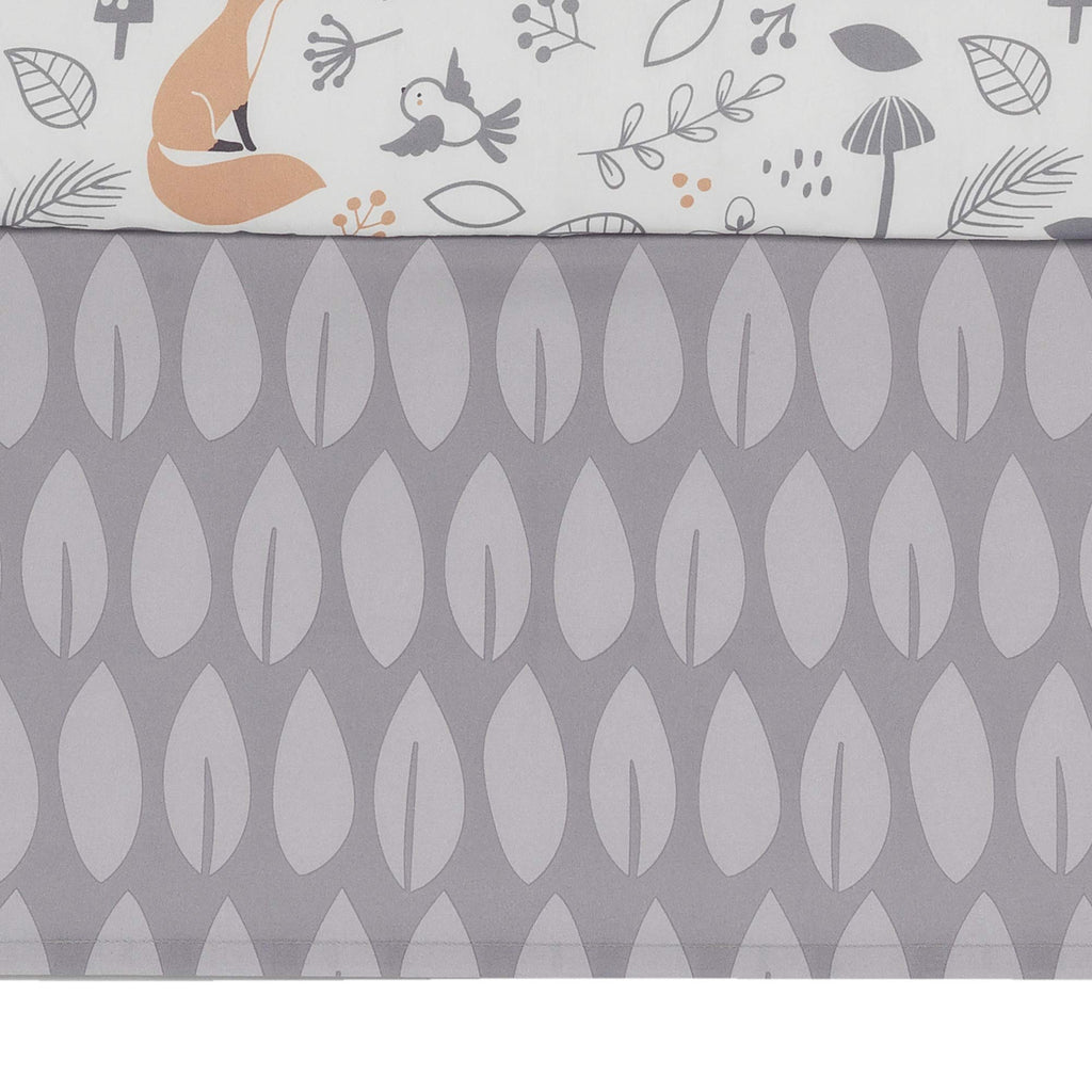3 Piece Crib Bedding Set, Deer Park, Multicolor