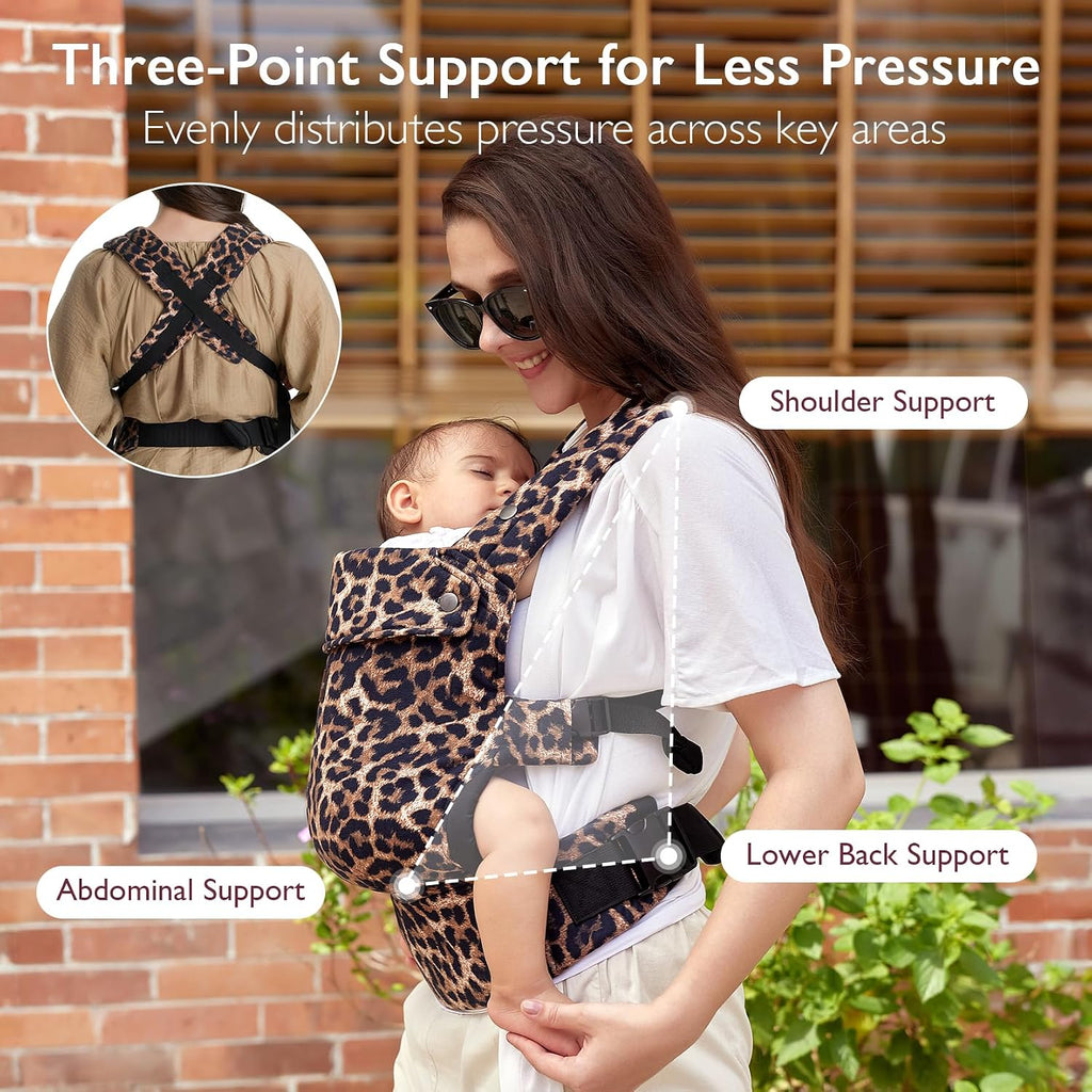 PureHug Baby Carrier - Ergonomic, Cozy and Lightweight for 7-45 lbs