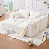 107'' Modular Sectional Sofa, L Shaped Cloud Couch for Living Room